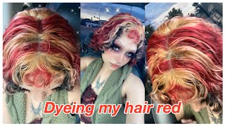 Dyeing my hair red [upl. by Anisamoht]