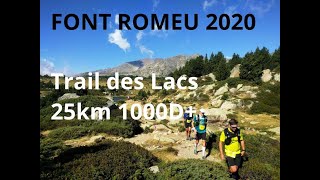 Trail Font Romeu 2020  Trail des Lacs 25km [upl. by Ahcurb]