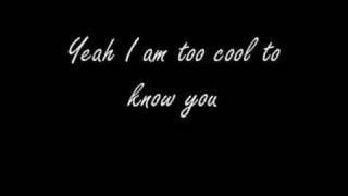 Too Cool Camp Rock LYRICS [upl. by Htyderem]