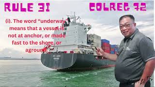 NAUTICAL TUTORIAL 009  COLREGS RULE 3  GENERAL DEFINITIONS COLLISION REGULATION 1972 PART A [upl. by Chema]