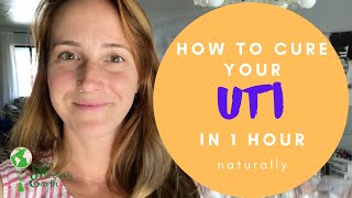 How to Cure Your UTI in One Hour Naturally  Cures From The Kitchen  DIY Home Remedy [upl. by Borries]