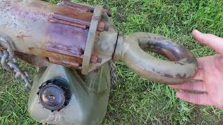 Replacing Perentie Trailer Hitch and No5 Trailer lunette ring [upl. by Concoff]