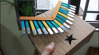 DIY Electric Kalimba  Thumb Piano  Beautiful and works well [upl. by Glinys]