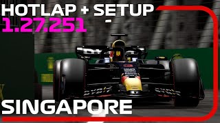 F1 23 SINGAPORE Hotlap  Setup 127251  38 th Worldwide Ranking 💪 [upl. by Asirrom]