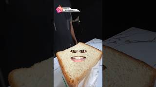 Bread Pizza 🤣  shorts shortsvideo funny [upl. by Lurie]