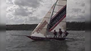 Grand Prix Sailing 18foot Skiff Extreme Racing Summer 198687  Race 1 [upl. by Joris]