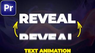 Text Reveal Animation in Premiere Pro  Sliding Text Animation [upl. by Pelligrini]