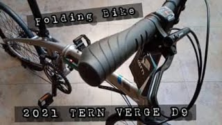 2021 TERN VERGE D9 FOLDING BIKE  TERN FOLDING BIKES [upl. by Lidaa]