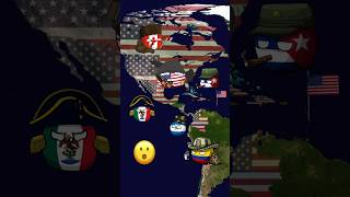 INTERVENCIÓN DE EEUU EN EL MUNDO countryballs paises curiosidades historia mapa [upl. by Anavahs]