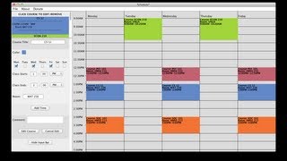 Free College Schedule MakerBuilder Link in description [upl. by Lihp]