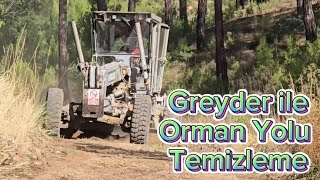 Greyder İle Orman Yolu Genişletme [upl. by Arim]