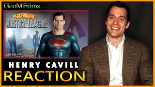 Henry Cavill REACTION Superman in PEACEMAKER Finale DUB [upl. by Suiradel352]