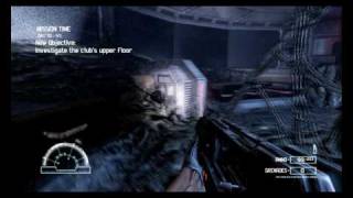 Aliens Vs Predator 3 2010 1 Marine Walkthrough mission 1 part 2 HD [upl. by Okim]