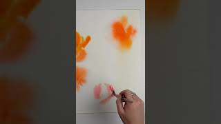 On efface tout 🧹🧼🧽😱Techniques issues de mon dernier cours aquarelle Fleurs Floues [upl. by Aidyn814]