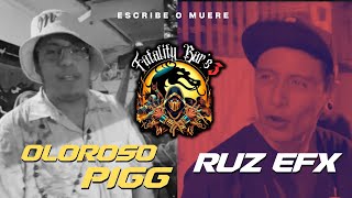 El Oloroso Pigg vs Ruz Efx  Escribe o Muere “Fatality Bars 3” Vídeo Oficial 2024 [upl. by Jeanie]