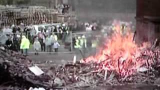 Fred Dibnah Demolishing His Last Chimney [upl. by Slotnick]