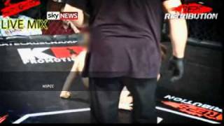 Cage Fighting Kids Storm Over 8YearOld Fighters [upl. by Snashall]