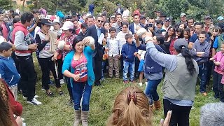 😮Así se hace 😁 Hilando y bailando  Fiesta del Campesino  corregimiento El Cóndor 👏 [upl. by Buroker]