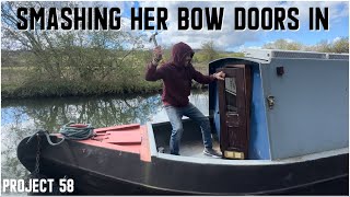 531 SMASHING her bow doors in [upl. by Konikow]