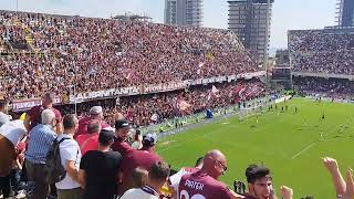 Salernitana vs Udinese Fin da bambino io Gol Candreva salernitana candreva calcio seriea [upl. by Lyrem]