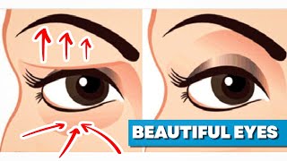 BEAUTIFUL EYES EXERCISE  Fix Eye Wrinkles Sunken eyes Droopy eyelids Bags and Dark circle [upl. by Billye]