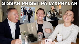 Gissar Priser på Influencers Lyxprylar  DEL 2 [upl. by Hnirt998]