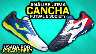 Usada por JOGADORES PROFISSIONAIS 😱  Análise chuteira Joma Cancha IN e Joma Cancha TF [upl. by Thomey]