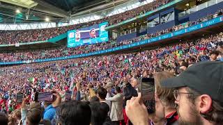 Italian National Anthem  Il Canto degli Italian Wembley Stadium Euro 2020 Semi Final [upl. by Jessamine653]