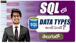 Sql Data Types in Telugu [upl. by Leda492]