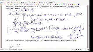 Circuitos eléctricos CA corriente alterna actividades ejercicios circuito RL [upl. by Dennis]