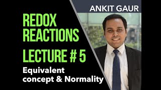 Lecture  5  Redox Reactions  NEET  Ankit Gaur Sir  Hindi [upl. by Almira862]