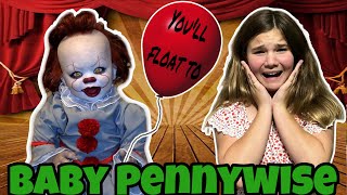 Baby Pennywise The Movie Cutting Open Sleepover Gone Wrong Baby It Is Following Us [upl. by Einnig]