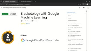 Bracketology with Google Machine Learning  qwiklabs  GSP461 [upl. by Inalaek]