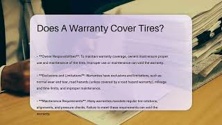 Does A Warranty Cover Tires  CountyOfficeorg [upl. by Atlee]