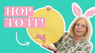 An Easy Guide to Embroidering an Appliqué Bunny with Glitter Vinyl [upl. by Brant]