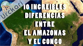 10 Increíbles Diferencias entre Las selvas del Amazonas y el Congo [upl. by Peppi70]