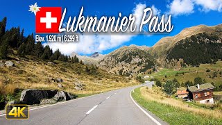 Scenic Drive across the Lukmanier Pass Switzerland 🇨🇭 Driving from Disentis to Biasca [upl. by Nor]