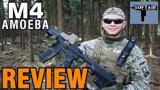 ARES quotM4 AMOEBAquot Softair Review GsP Airsoft [upl. by Eolhc]