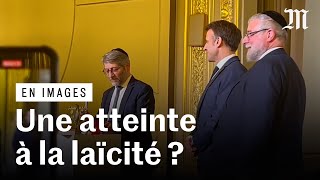 Hanoukka à l’Elysée  « La présence du président de la République nest pas le problème » [upl. by Nojel818]