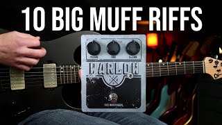 10 Big Muff Riffs  JPTR FX Warlow Fuzz Pedal Demo [upl. by Grayce433]