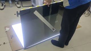 Cara bongkar pasang panel led tv samsung [upl. by Peonir413]