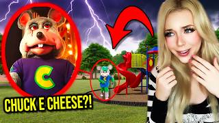 DRONE CATCHES CHUCK E CHEESE AT HAUNTED PARK HE CAME AFTER ME [upl. by Nilhsa]