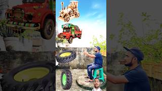 Tractor Chaka to car truck bulldozer amp ambulance trending vfx shorts [upl. by Iderf]