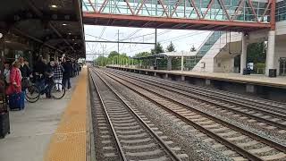 NJ Transit Train 7822 at Hamilton [upl. by Ahsiym]