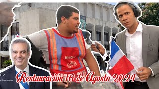 RESTAURACIÓN DOMINICANA 16 DE AGOSTO 2024 HISTORIA Y JURAMENTACIÓN DEL PRESIDENTE ABINADER [upl. by Yelahc]