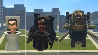 EVOLUTION OF SKIBIDI GIANT GMAN UPGRADED IN GARRYS MOD Skibidi Toilet [upl. by Retsehc796]