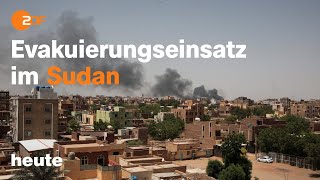 heute 1900 Uhr 230423 Evakuierung aus dem Sudan Tarifstreit beendet Kampf um Bachmut english [upl. by Heck468]