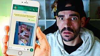 ESTA HISTORIA DE TERROR DE WHATSAPP NO TE DEJARA DORMIR 100 IMPOSIBLE [upl. by Eatnahc]