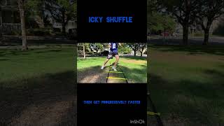 Agility Ladder Pt2 Ickey Shuffle QuickPlay Pro Agility Ladder agilityladder work football [upl. by Ennaylil]