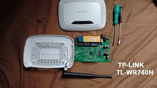 Como desmontar o roteador TPLINK TLWR740N  How to disassemble the router TPLINK TLWR740N [upl. by Hewes]